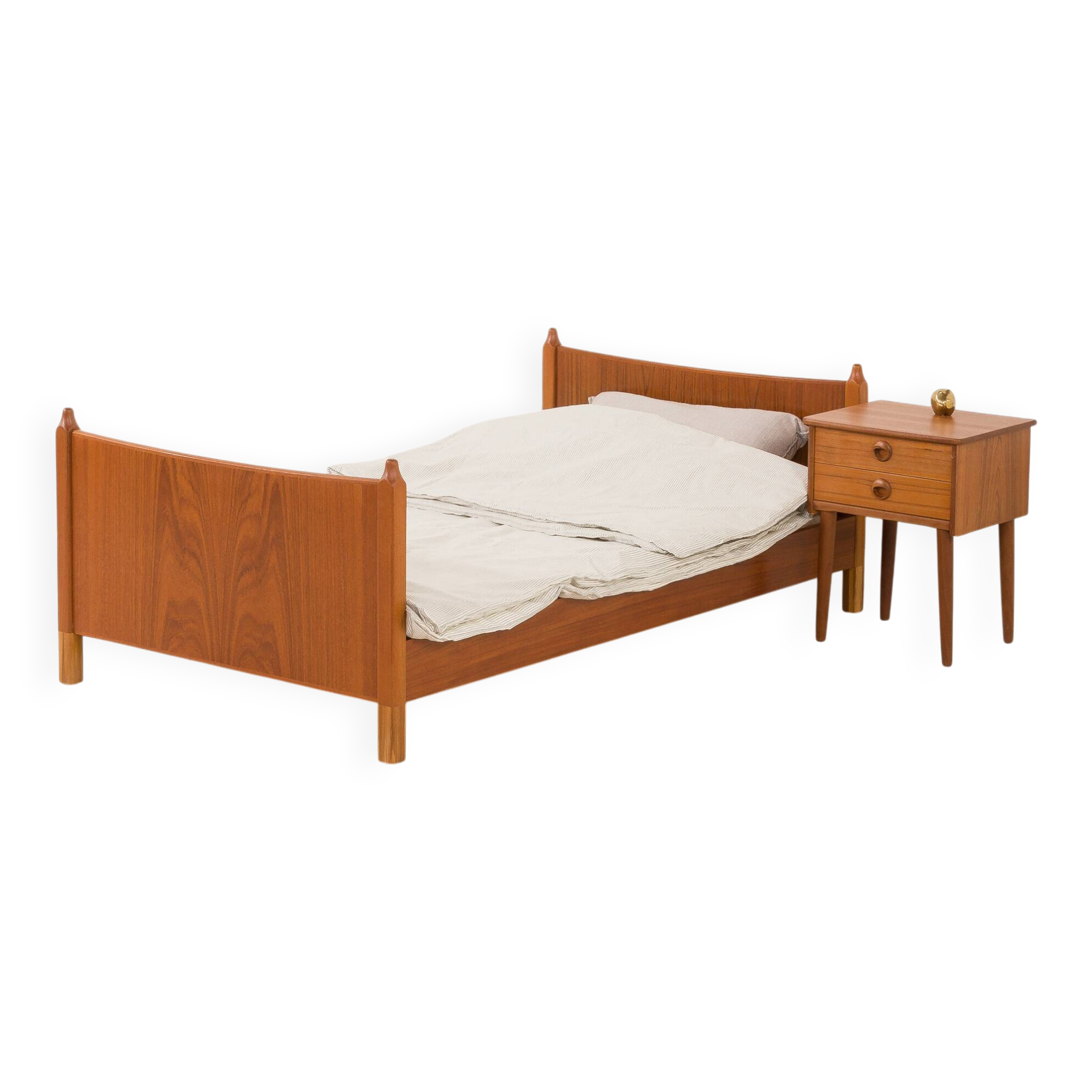 Vintage teak child bed, Denmark, 1960s