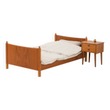 Vintage teak child bed, Denmark, 1960s
