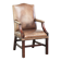 Chaise de bureau/chaise d'appoint Gainsborough en cuir de vache de style anglais du 20e siècle