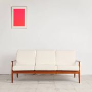 Three-seater sofa model 118 in teak by Grete Jalk, Denmark, 1950s.