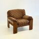 Sapporo chair by Mario Marenco for Mobil Girgi striped