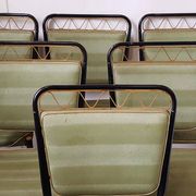 Suite de 6 chaises vintage 1950