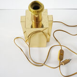 Vintage gold metal lamp foot