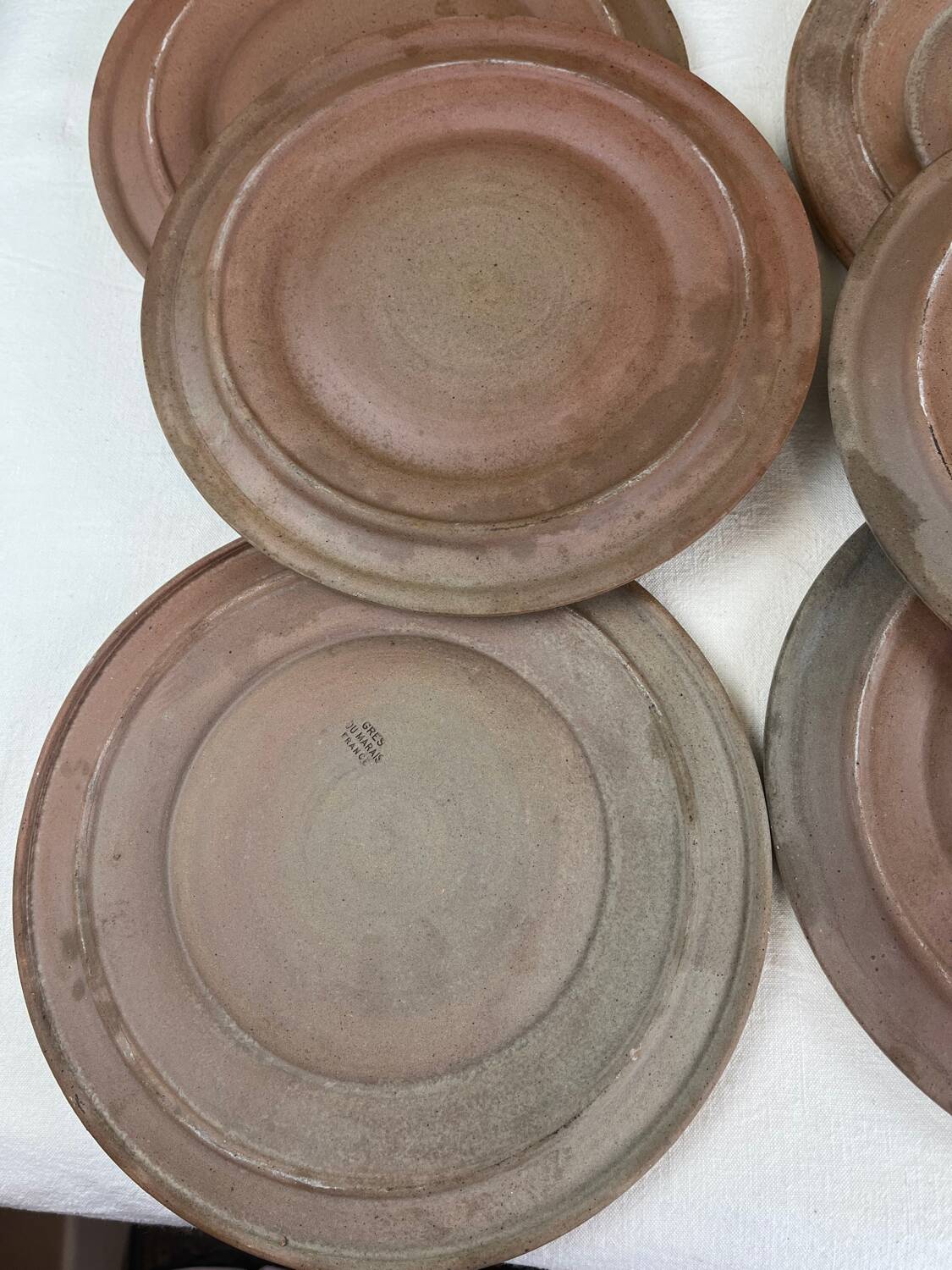 Stoneware plates