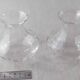 Pair of small antique vases, Touraine model, in Saint Louis crystal