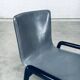 Postmodern Leather Dining Chairs, Italy, 1980s, Set of 4