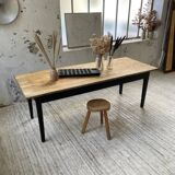 2m pine and oak farmhouse table