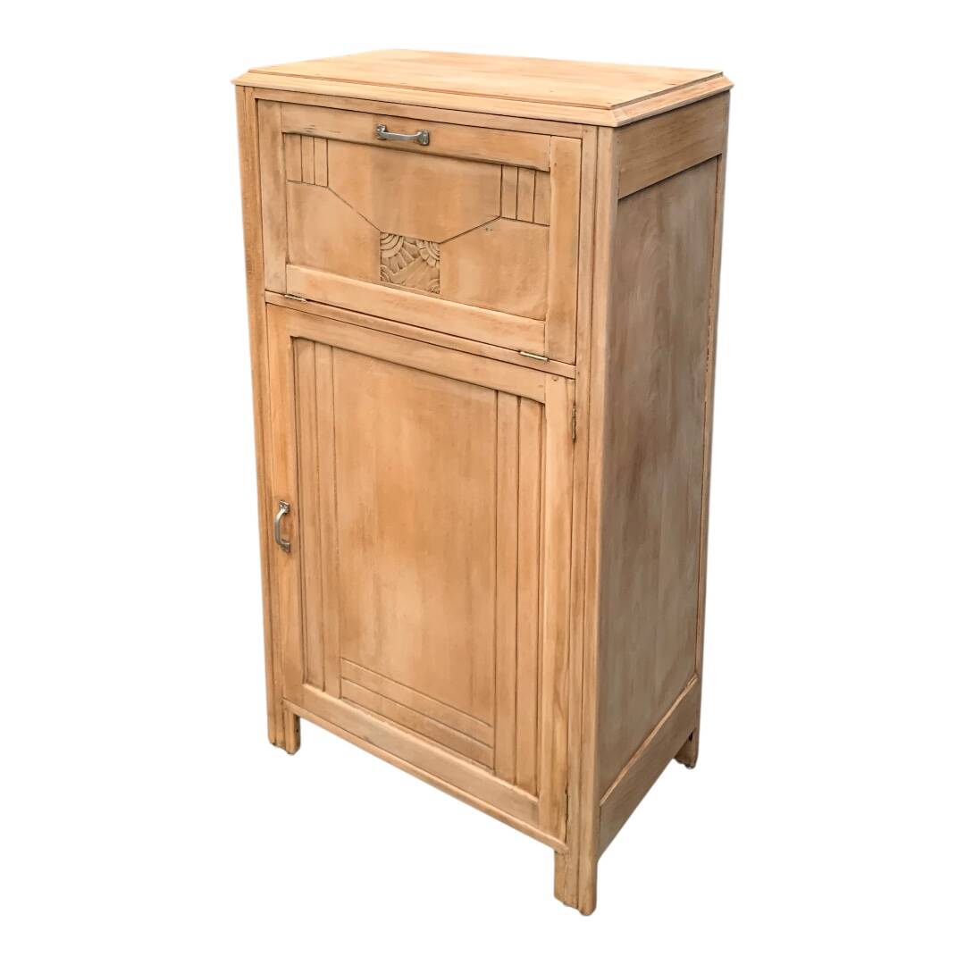 Buffet parisien art déco bois brut 