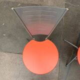 Set of postmodern folding chairs by Rutger Andersson