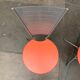 Ensemble de chaises pliantes postmodernes par Rutger Andersson