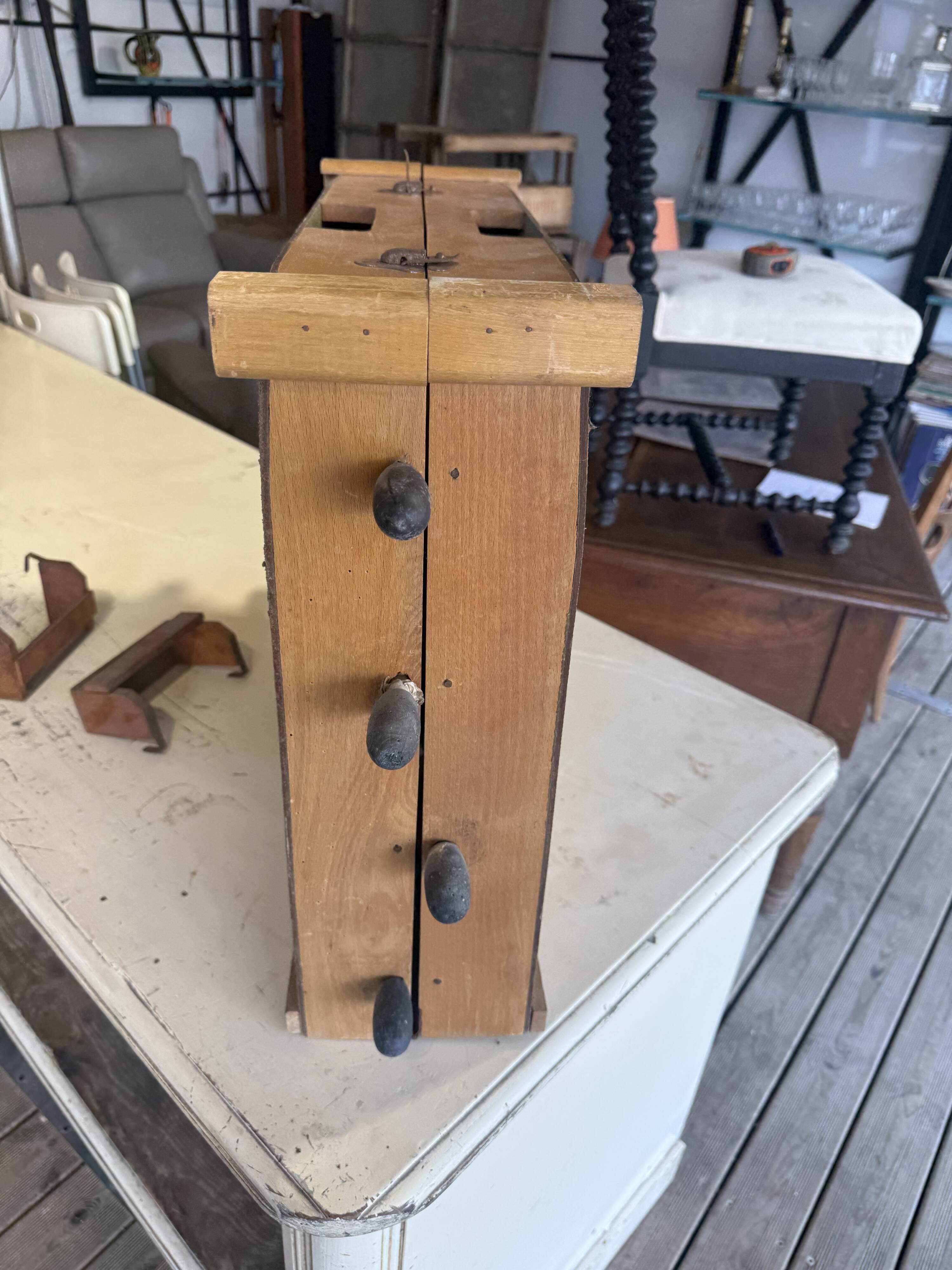 Baby-foot de table vintage en bois - Années 50/60