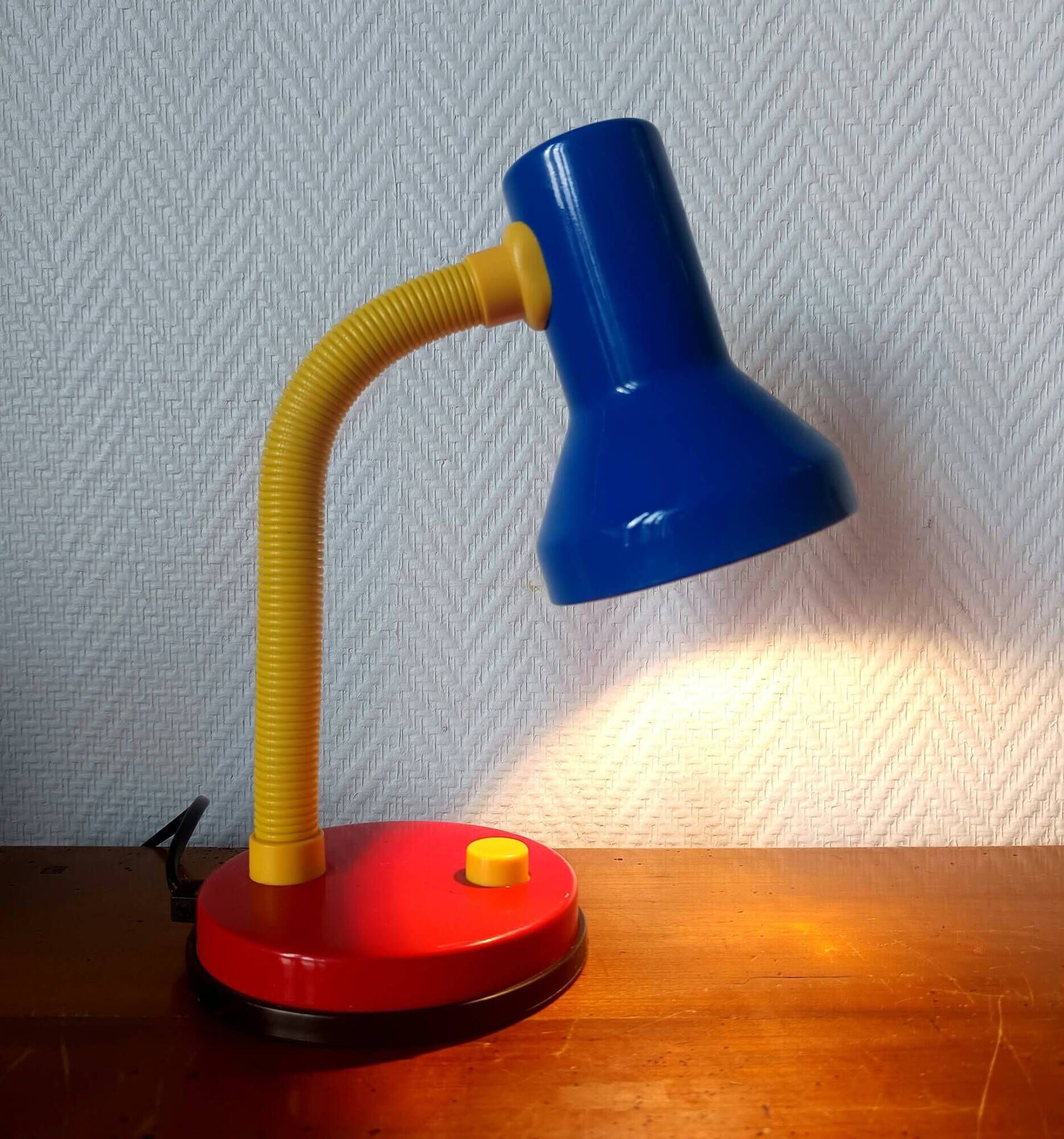 Vintage Memphis style desk lamp