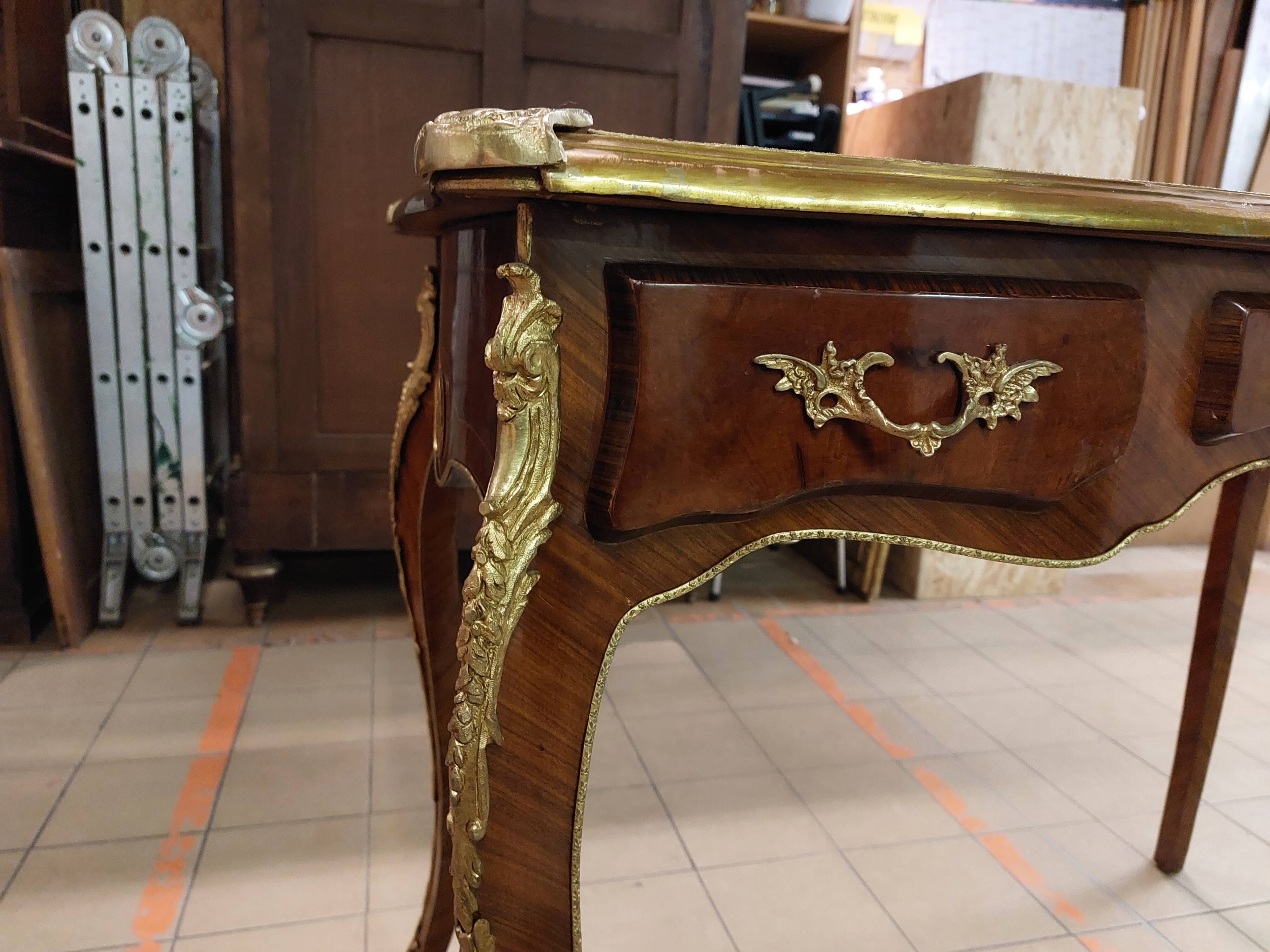 Louis XV style baroque living room desk