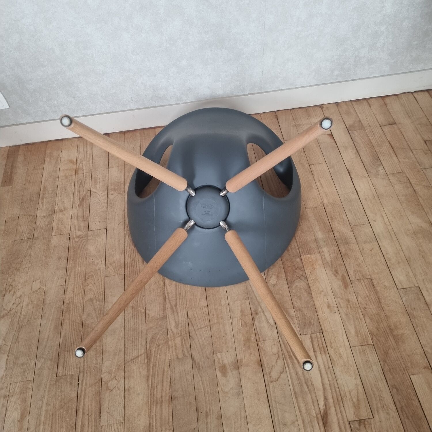 4 bucket chairs, M. Ballandat for Tonon Up, Italy