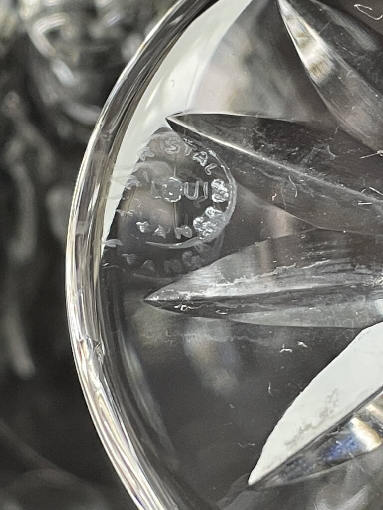 6 Water glasses size n° 2 - Saint Louis Camargue service