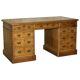 Victorian Oak Partner's Desk circa 1883