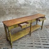 Antique counter side table wall table shop counter