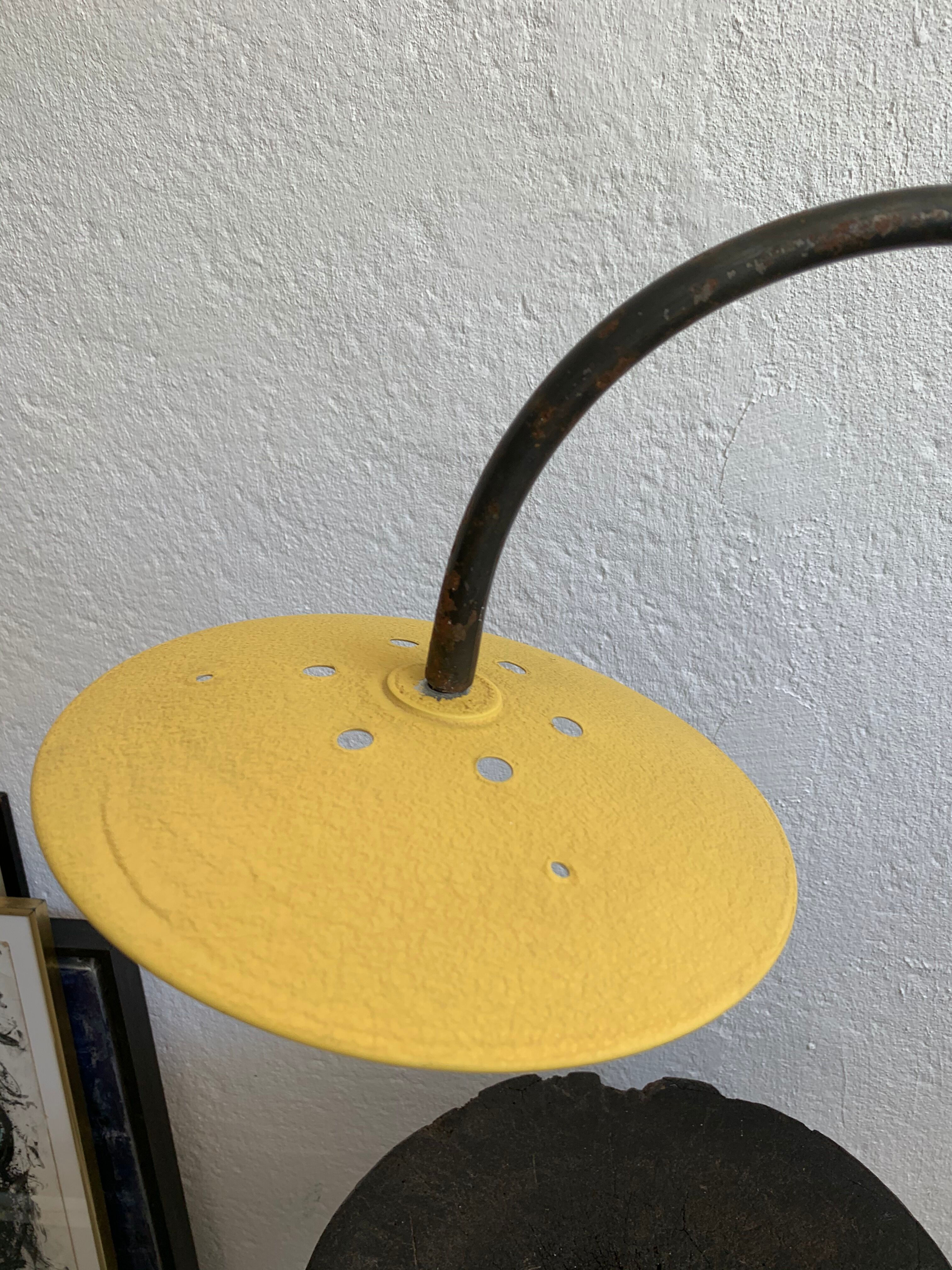 1950s tubular steel lamp