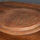 Oriental tray in copper or brass engraved XXth