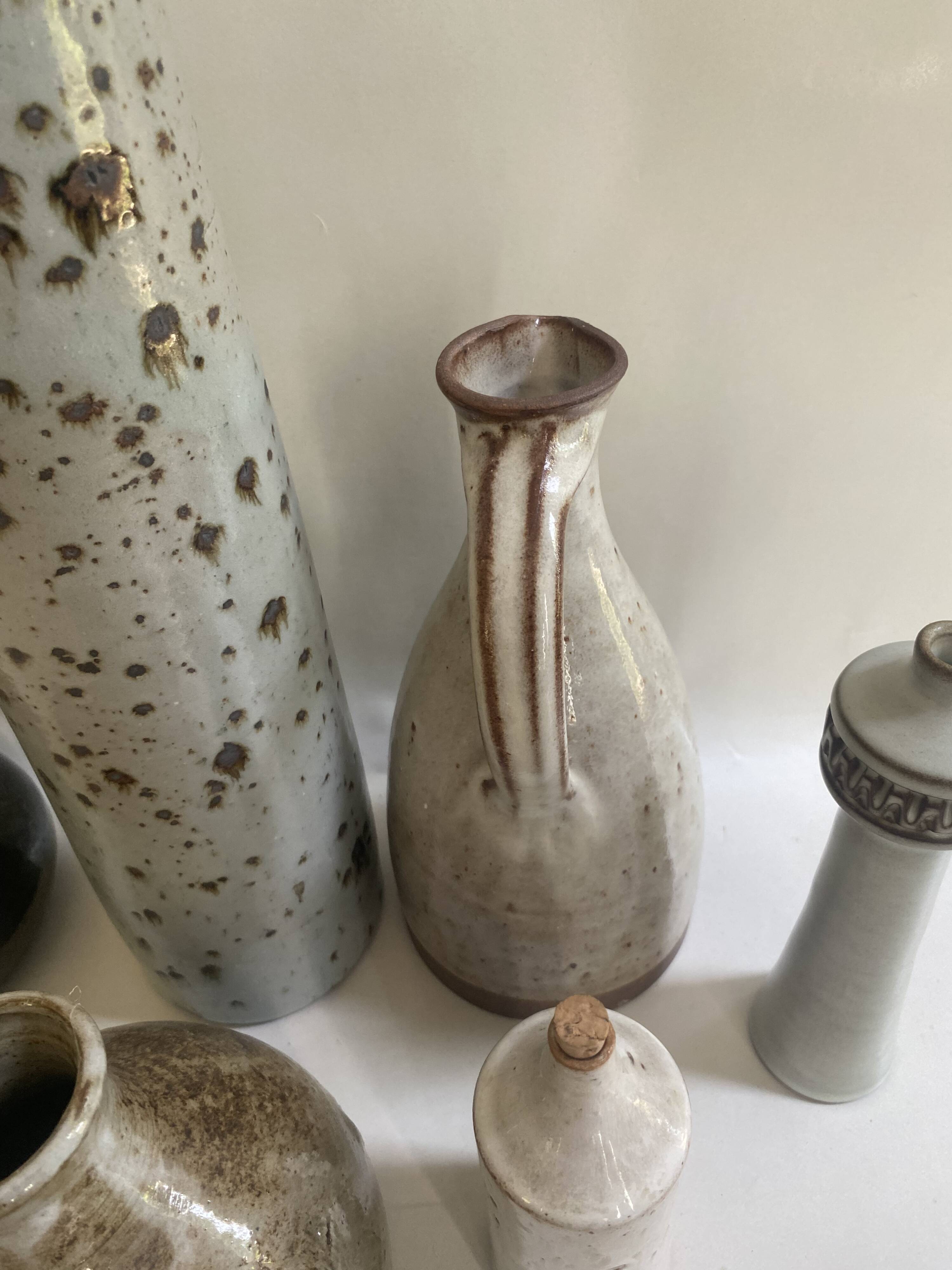 Vase bouteille céramique pyritée 47 cm