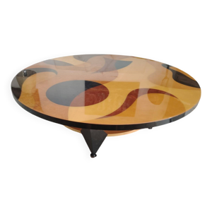 Table basse ronde Vintage