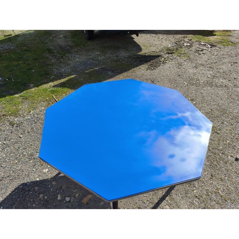 Vintage octagonal communal table