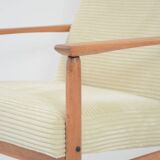 M ivory velvet armchair