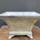 Cast iron jardiniere grey planter