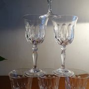 6 glasses red wine Cristal d'Arques JG Durand Villiers 11,5 cl size Beaulieu