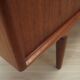 Buffet haut en teck, design danois, années 1960, production : Omann Jun
