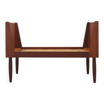 Teak bed, Danish design, 1970s, manufactured in Denmark