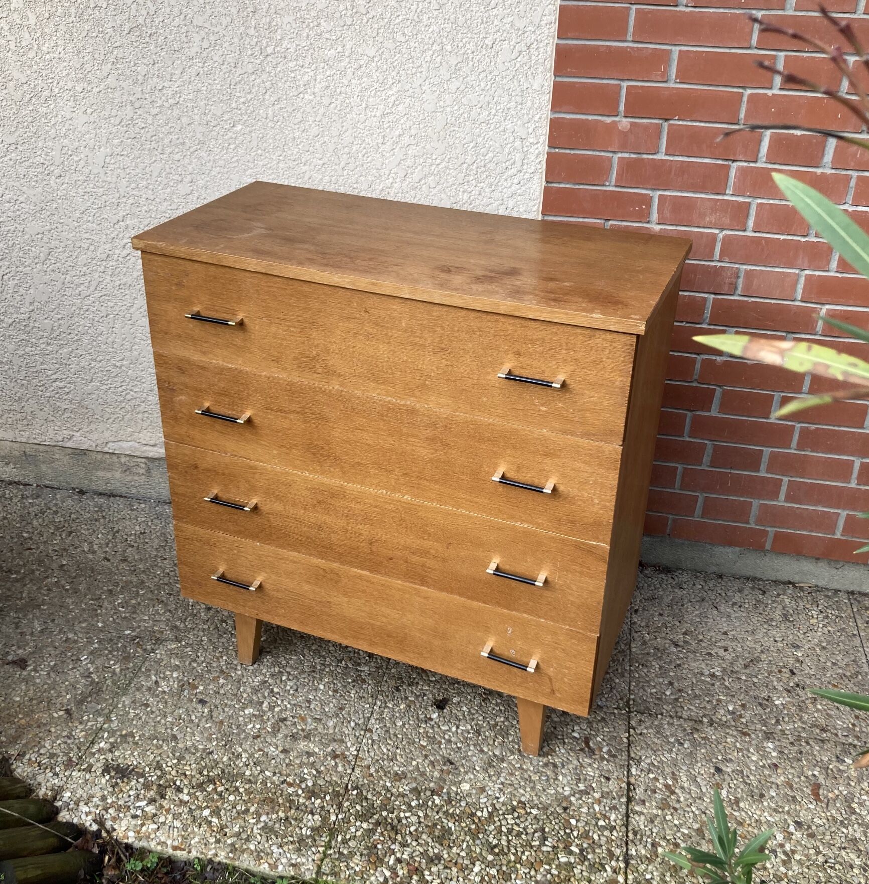 Commode pieds compas vintage
