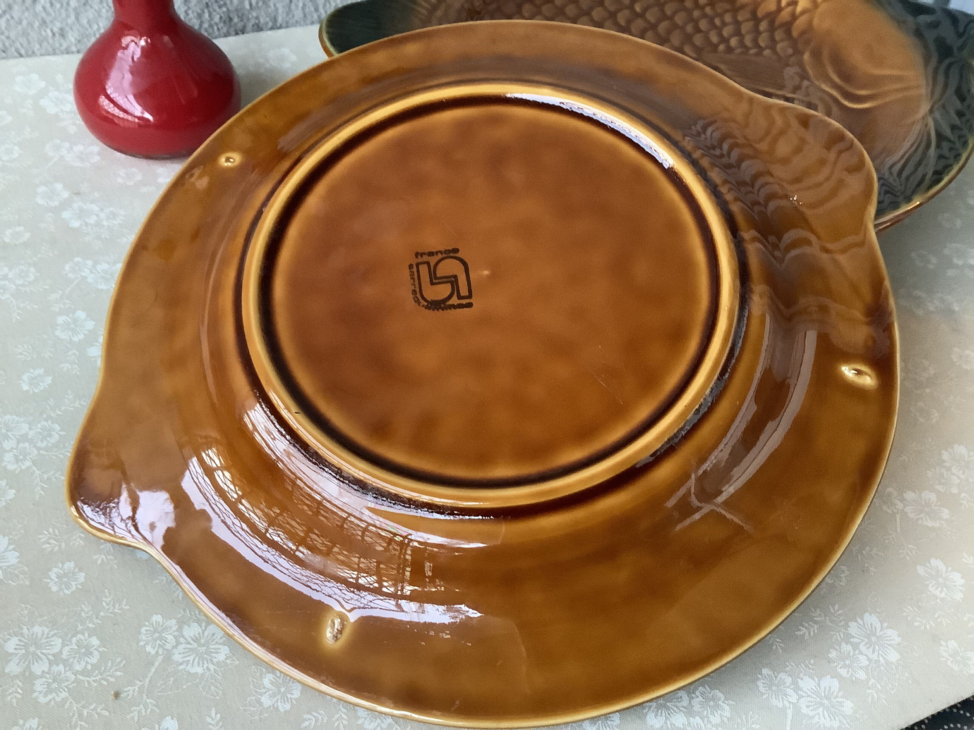 Sarreguemines fish plates