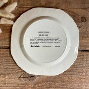 Set of "country cottages" plates Burleigh Staffordshire England