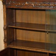 Gothic Revival library hand-carved by Pugin