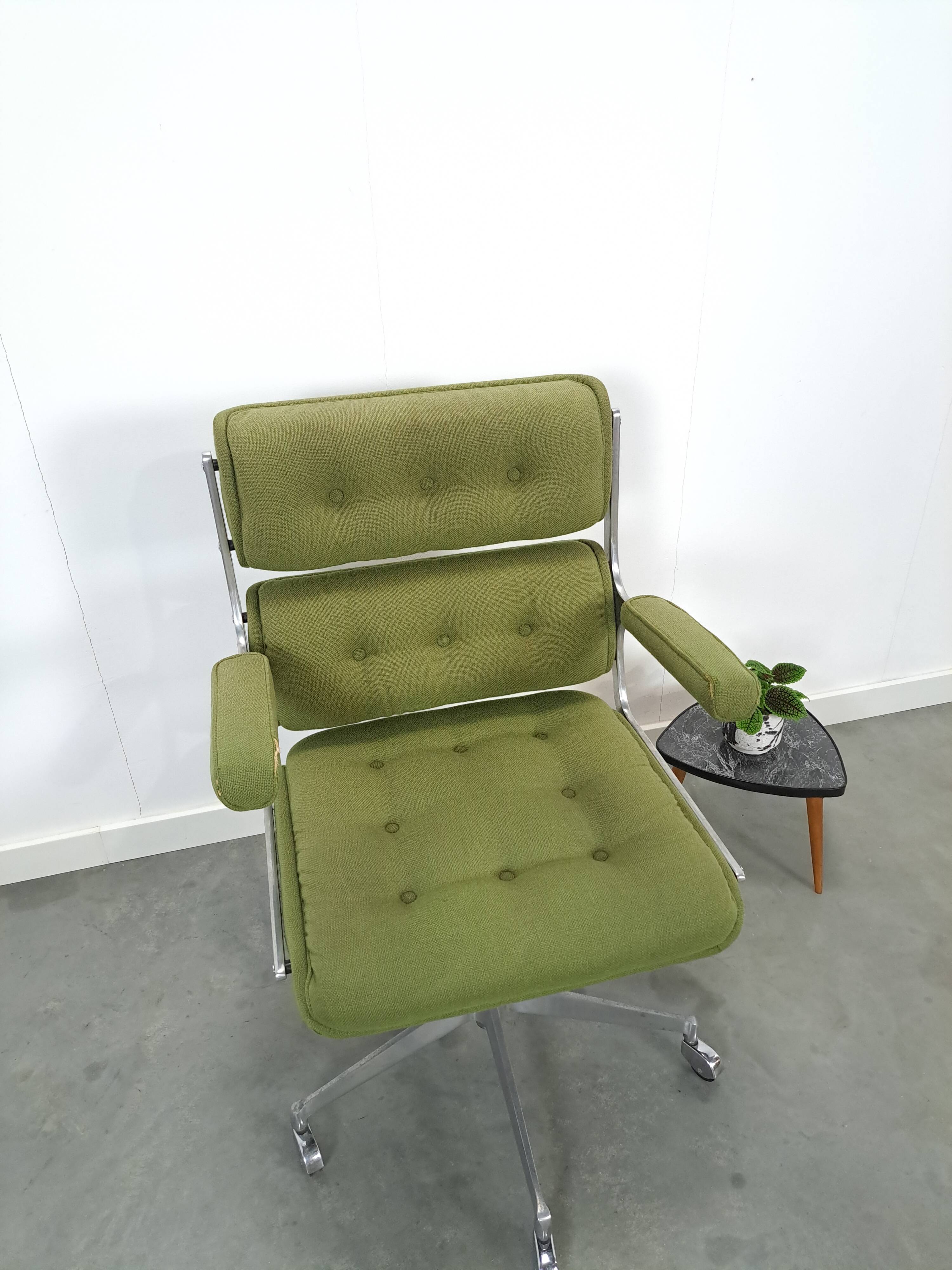 Groene draaibare bureaustoel Ring Mekanikk Norway