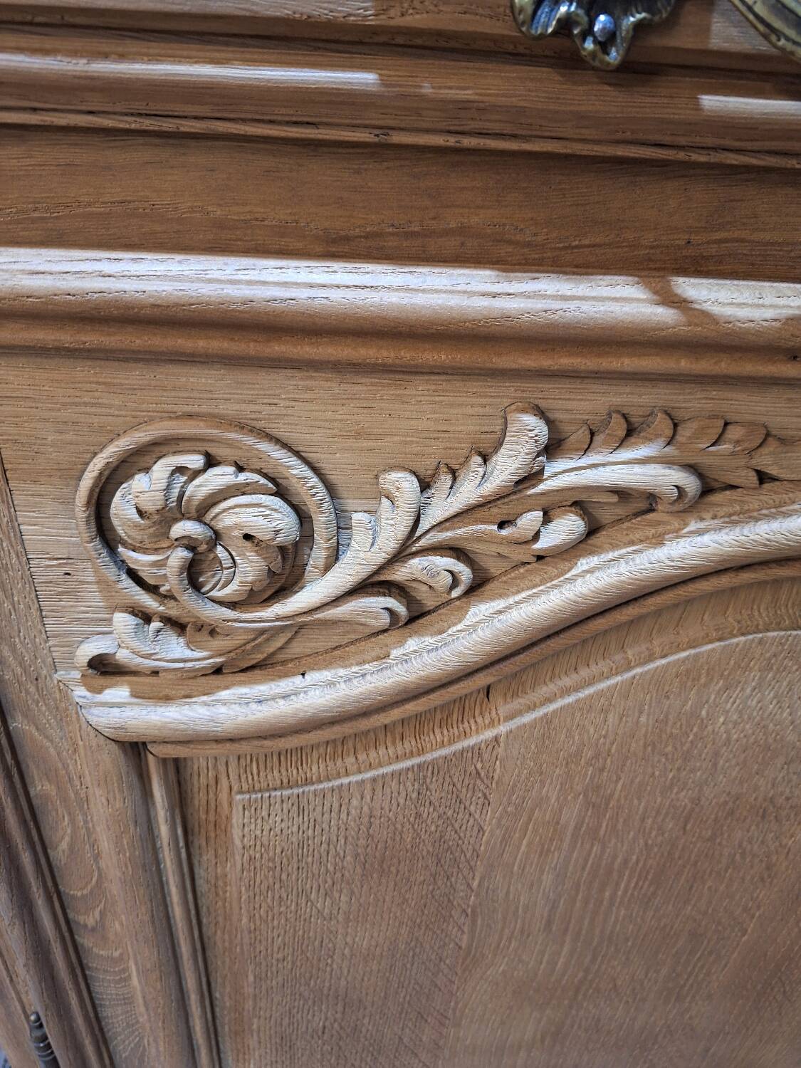 Louis XV style sideboard in solid oak