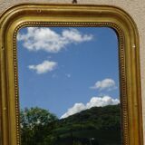 Very old Louis Philippe mirror 45/54 cm