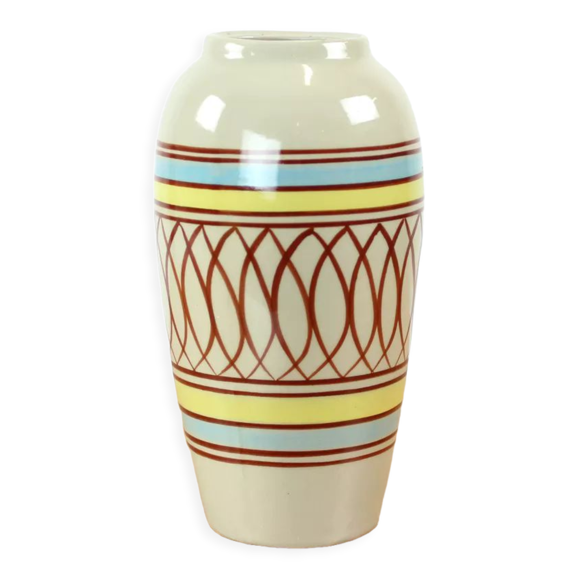 Vintage Ceramic Vase, Cuba 1924