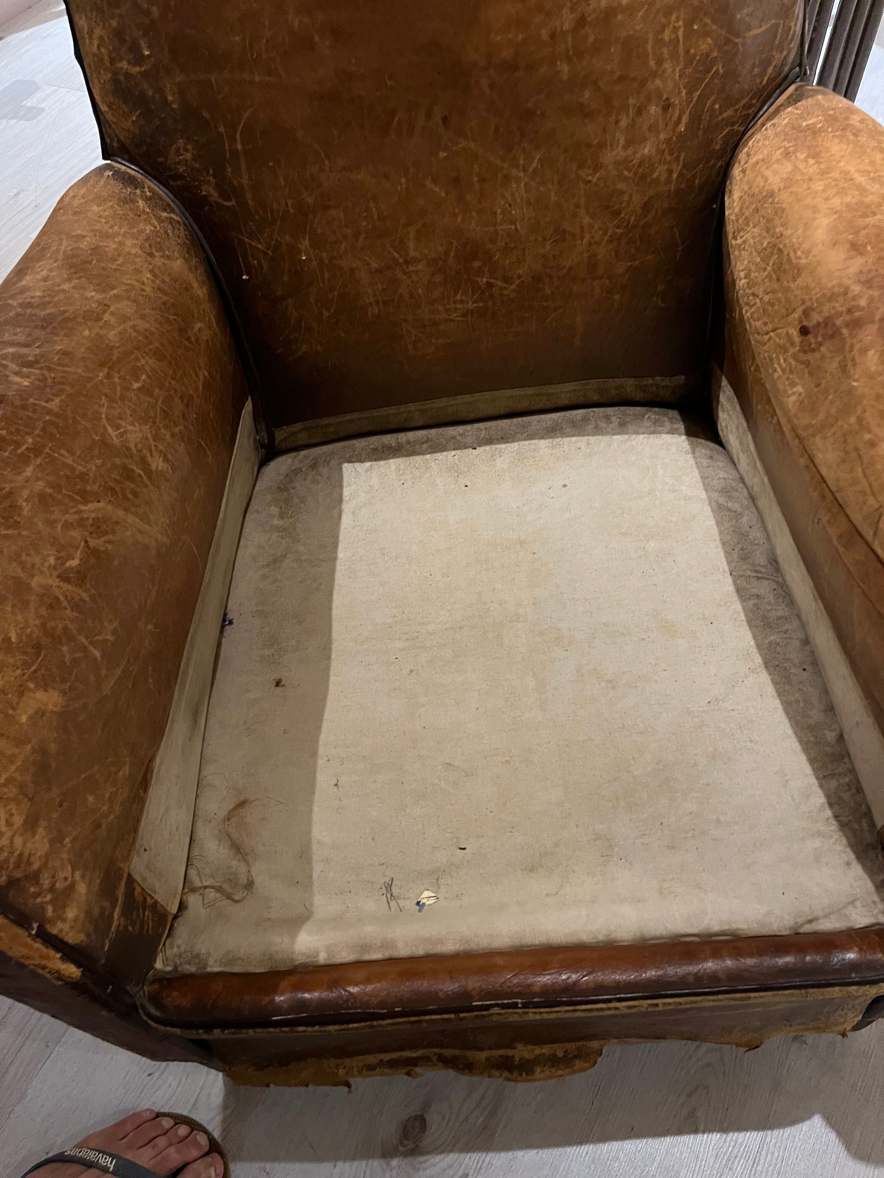 Vintage club armchair 1950