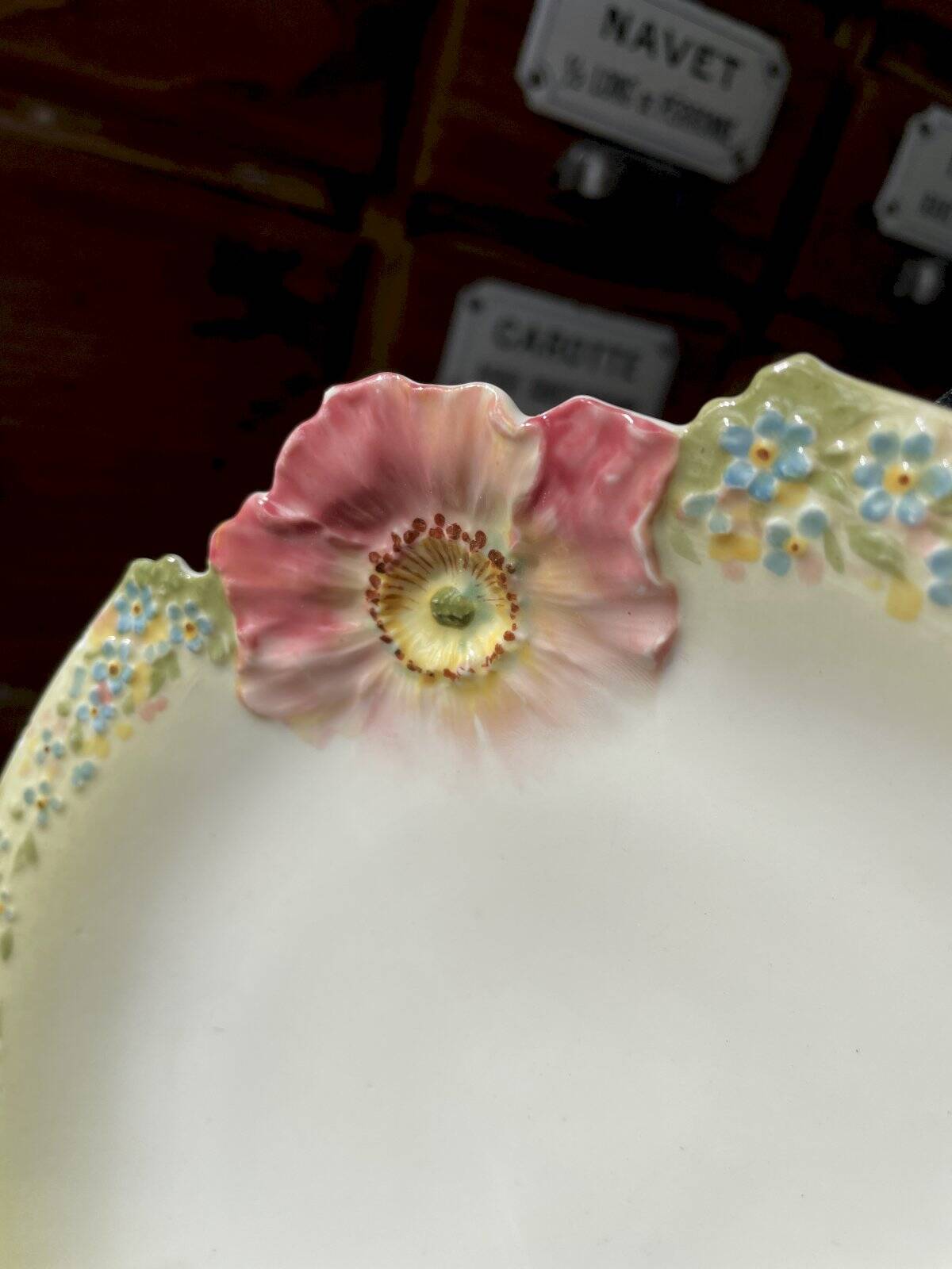 Antique Art Nouveau porcelain plate