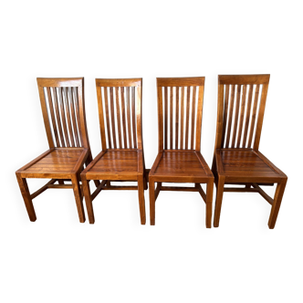 Set of four Baléro Lauren Lorine chairs