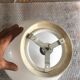 Opaline ball ceiling light.