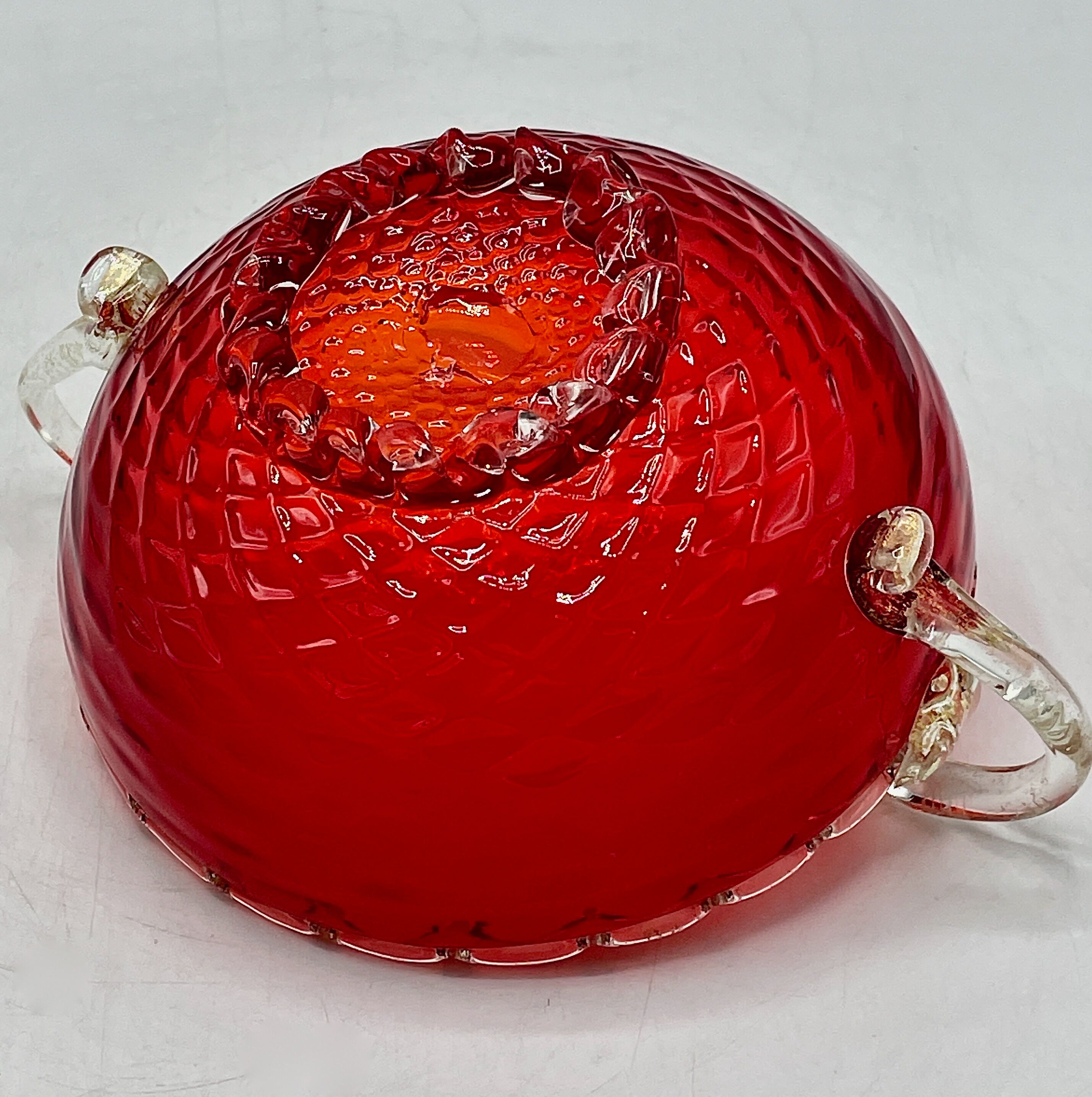 Glass cup, Murano, Italy 1960's