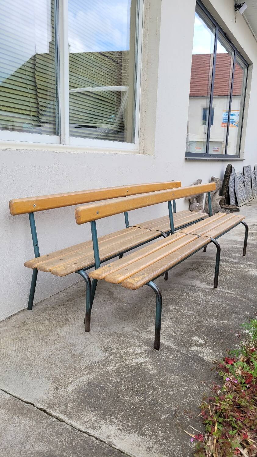 Pair of Mullca nursery school benches 1950s