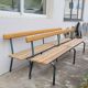 Pair of Mullca nursery school benches 1950s