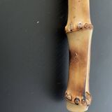 Bamboo handle cheese knife