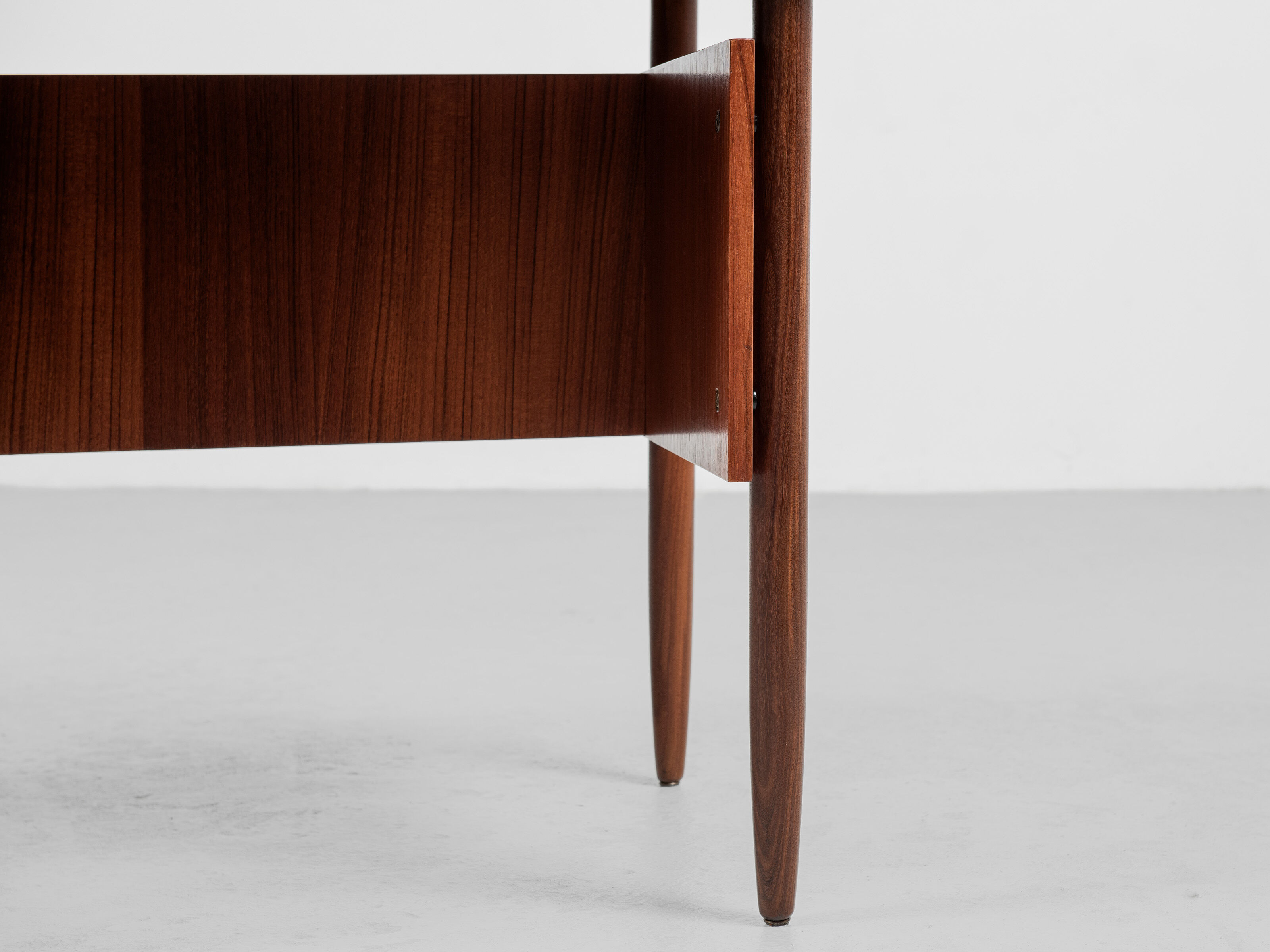 Midcentury Danish desk in teak 1960s - with 2 drawers