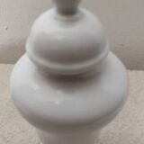 Pair of Covered Vases in Limoges Porcelain, France