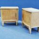 Pair of art deco bedside tables 40s